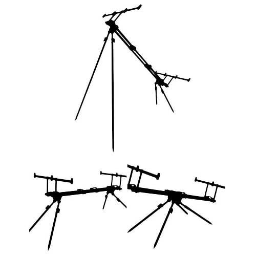 Bauer MK2 Siyah 4'lü Olta Sehpası