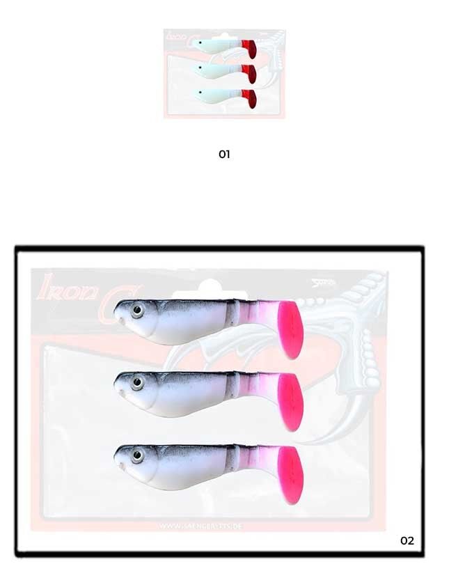 Captain 3573 Junior Killer Soft 5cm Levrek Silikonu 3'lü Paket Suni Yem