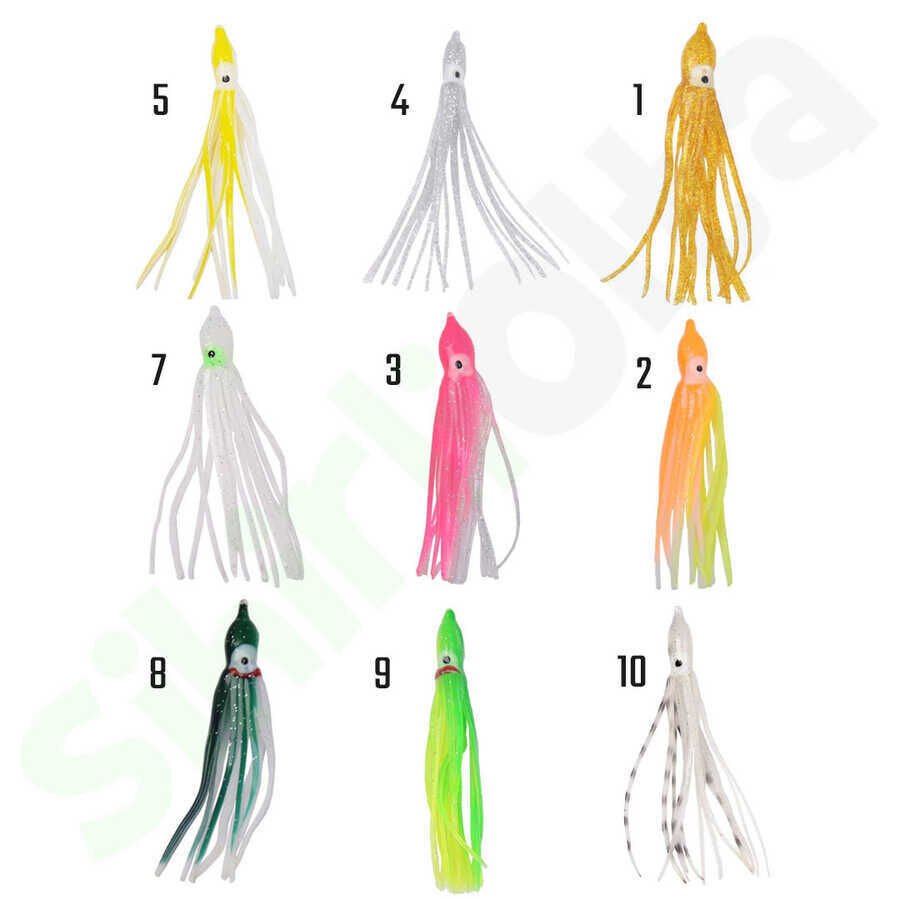 Mutant Octopus Frizzly 10.2 Cm Silikon Ahtapot Yem