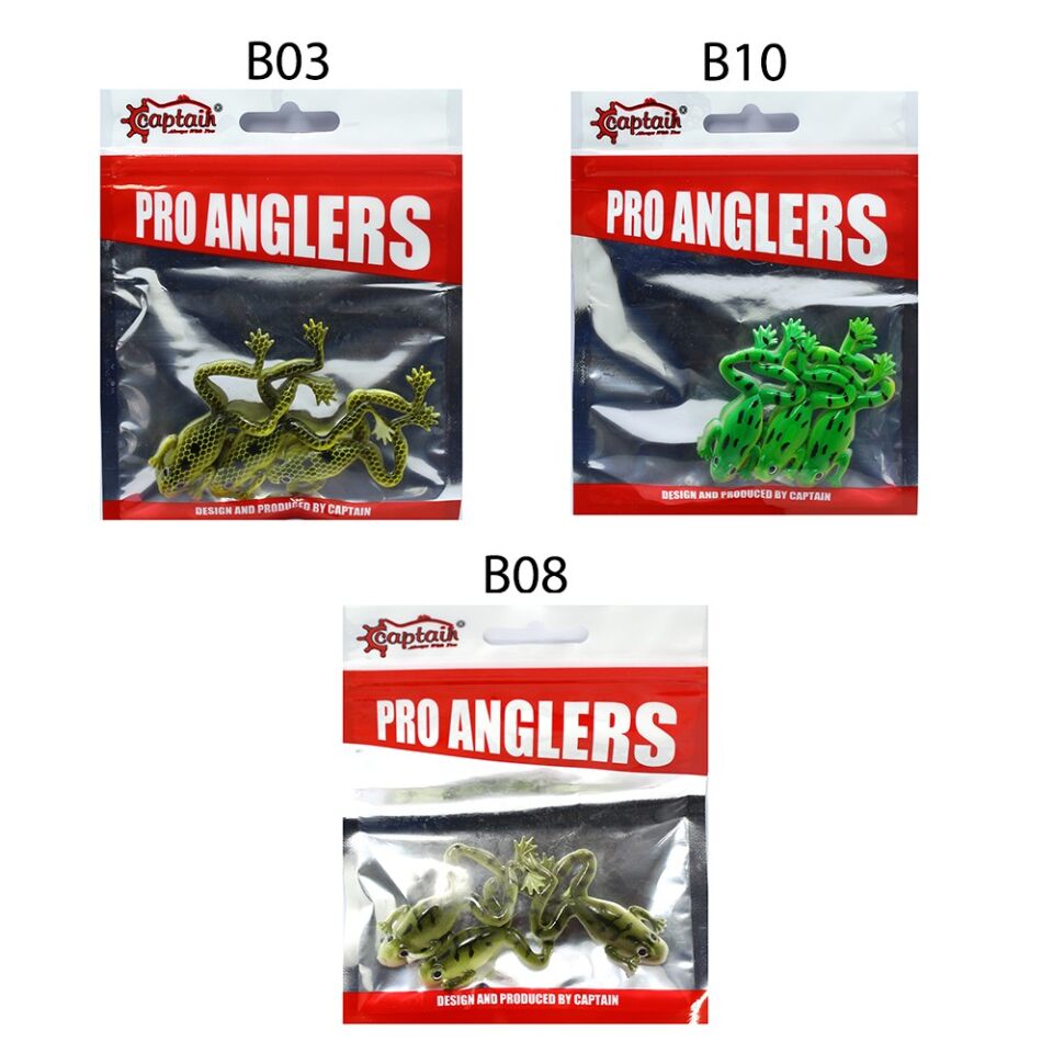 Mutant Killer Frog 6cm 3'lü Silikon Kurbağa Suni Yem