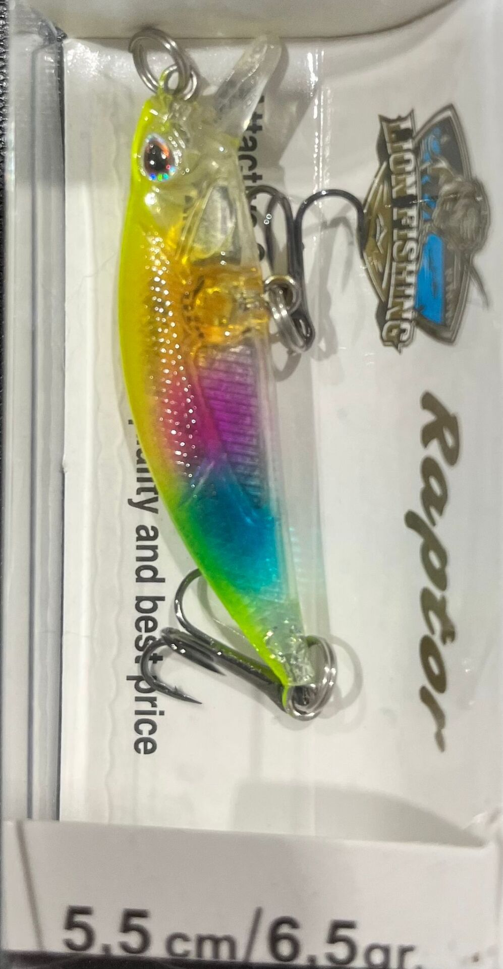 RAPTOR 5,5CM/6,5GR MAKET BALIK