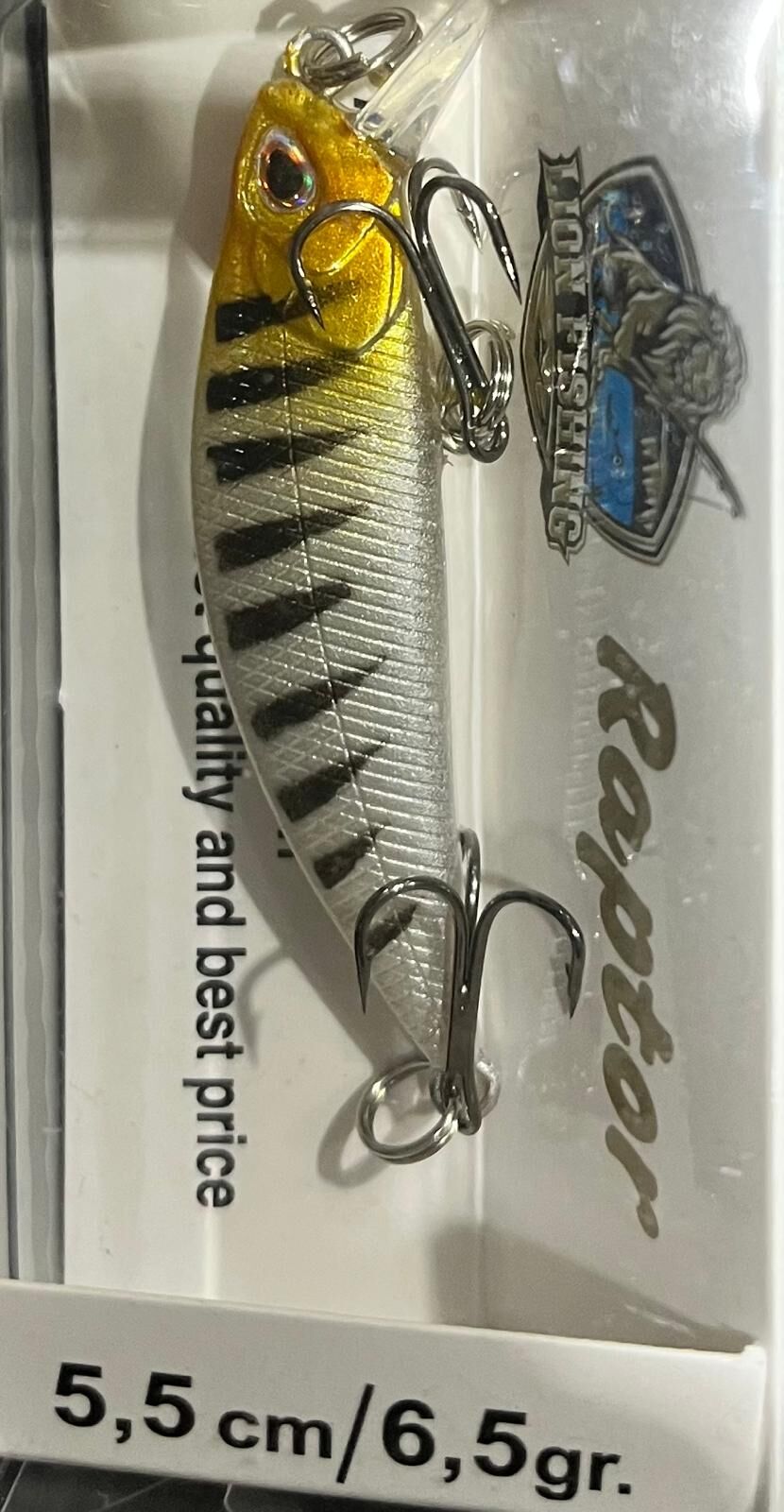 RAPTOR 5,5CM/6,5GR MAKET BALIK