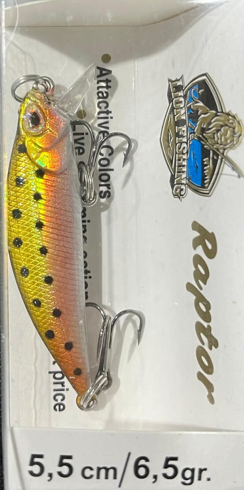 RAPTOR 5,5CM/6,5GR MAKET BALIK