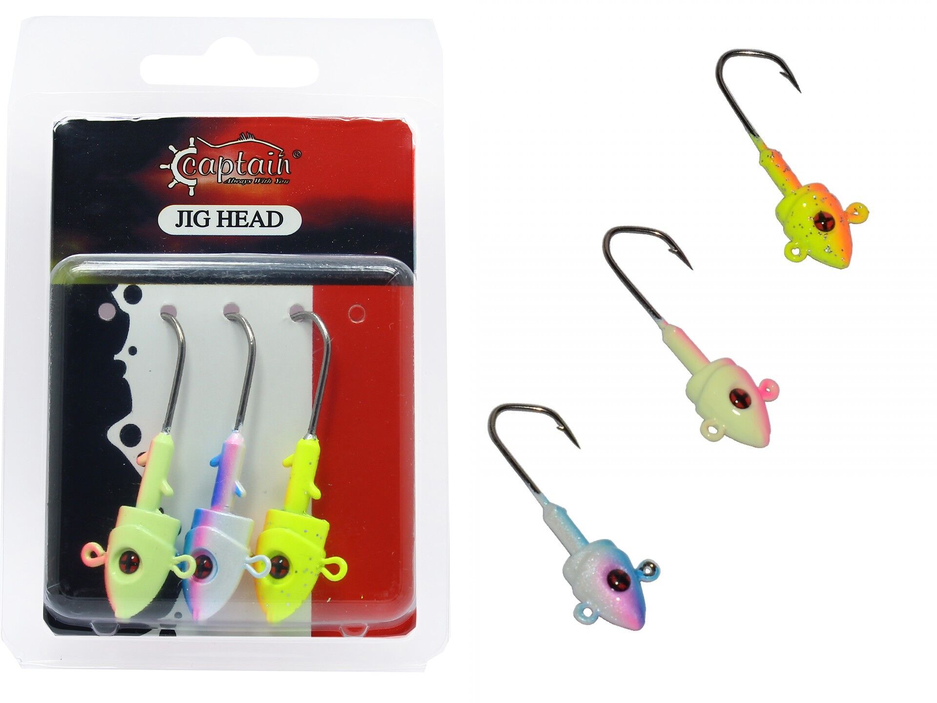 Mutant  Jig Head Rigato Body 3'lü Mix Set Çift Yönlü Jig Head