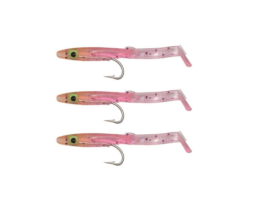 Captain  Eel Fish 5cm Silikon Zargana Suni Yem 3'lü Paket