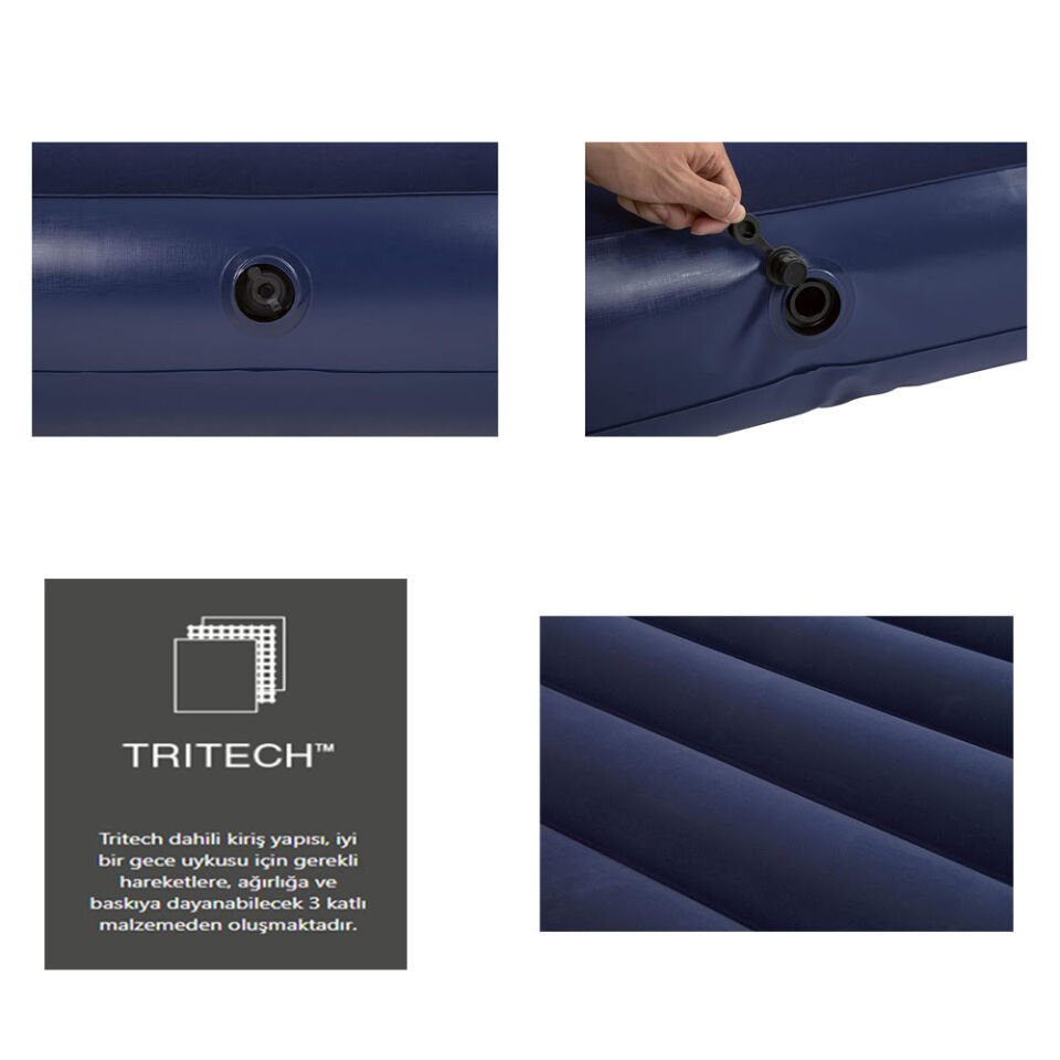 Pavillo  Tritech Twin 185*99*30cm Şişme Yatak