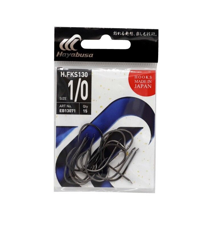 Hayabusa HFKS 130 Kısa Pala Dövme Çupra İğnesi 15'li Paket Black Nikel
