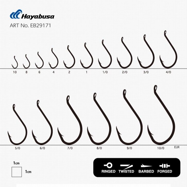 Hayabusa HBEK 562 Delikli Octopus Sinarit İğnesi Black Nikel