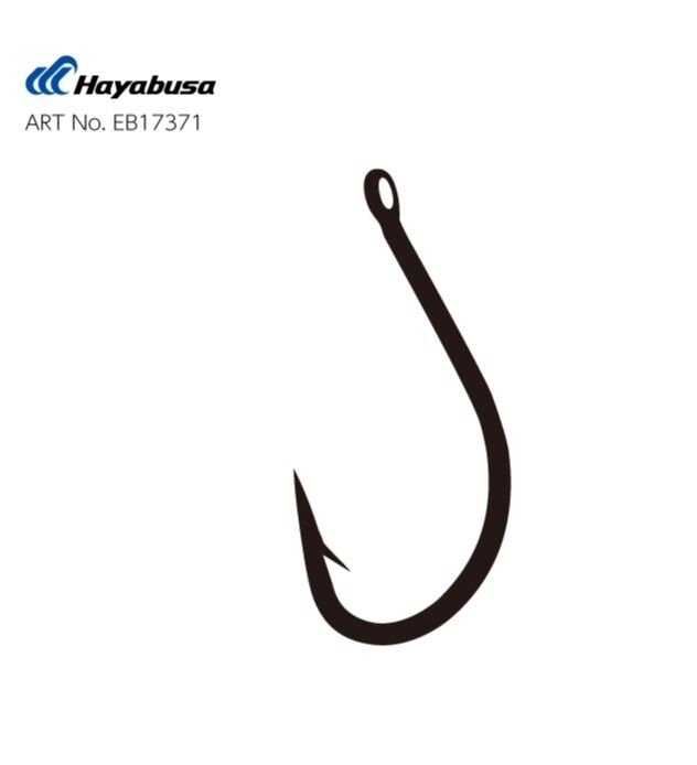 Hayabusa HMRS 173 Delikli Dövme Olta İğnesi 15'li Paket Black Nikel