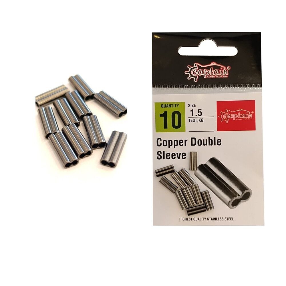 Captain 5130 Çelik Tel Sıkıştırma Burcu Double 10'lu Paket Black Nikel